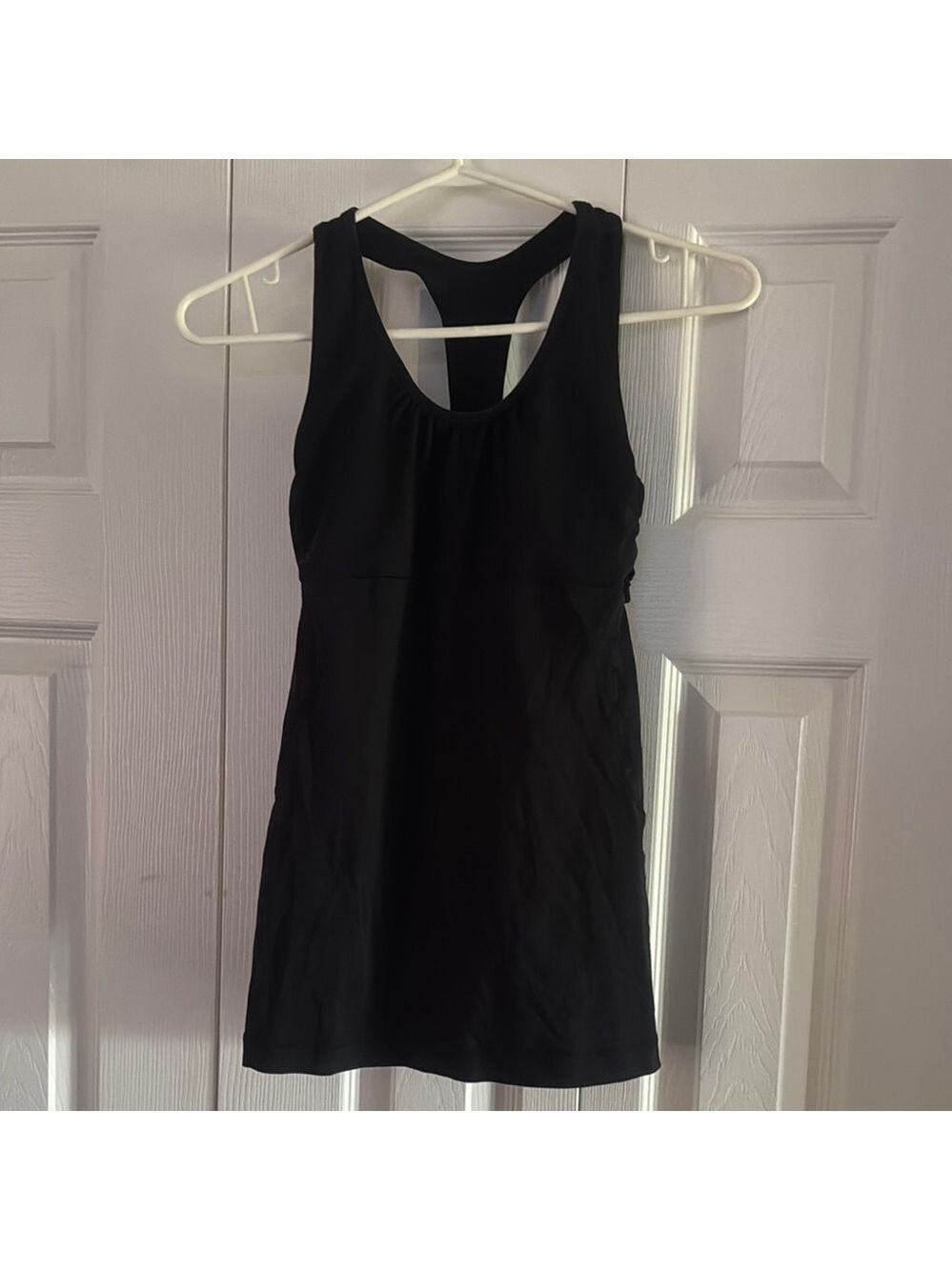 Lululemon Athletica Black Sheath Halter Tank Top